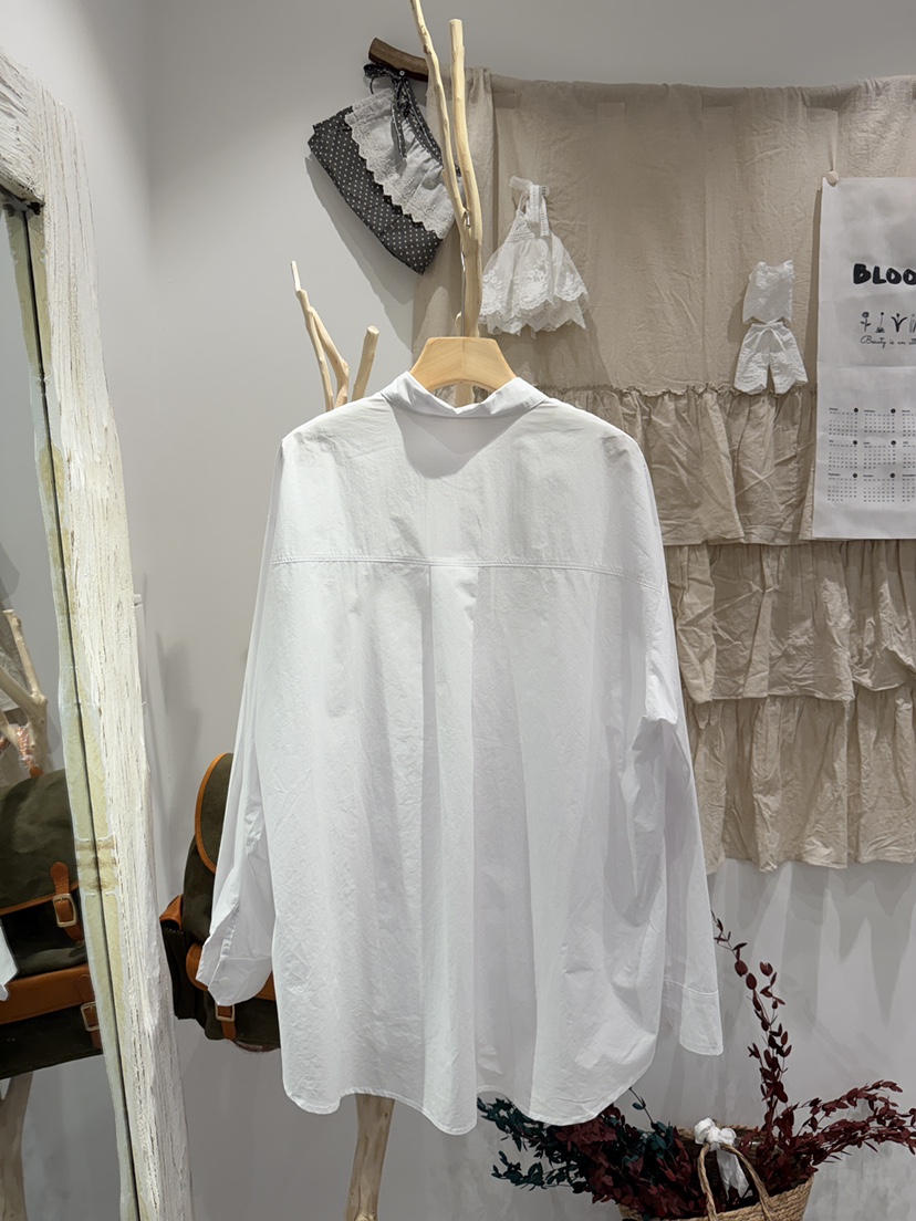 BLOOM東大門實拍女士新品熱賣時尚推薦26春夏休閑襯衫蕾絲衫BLOOM-S襯衫/蕾絲衫