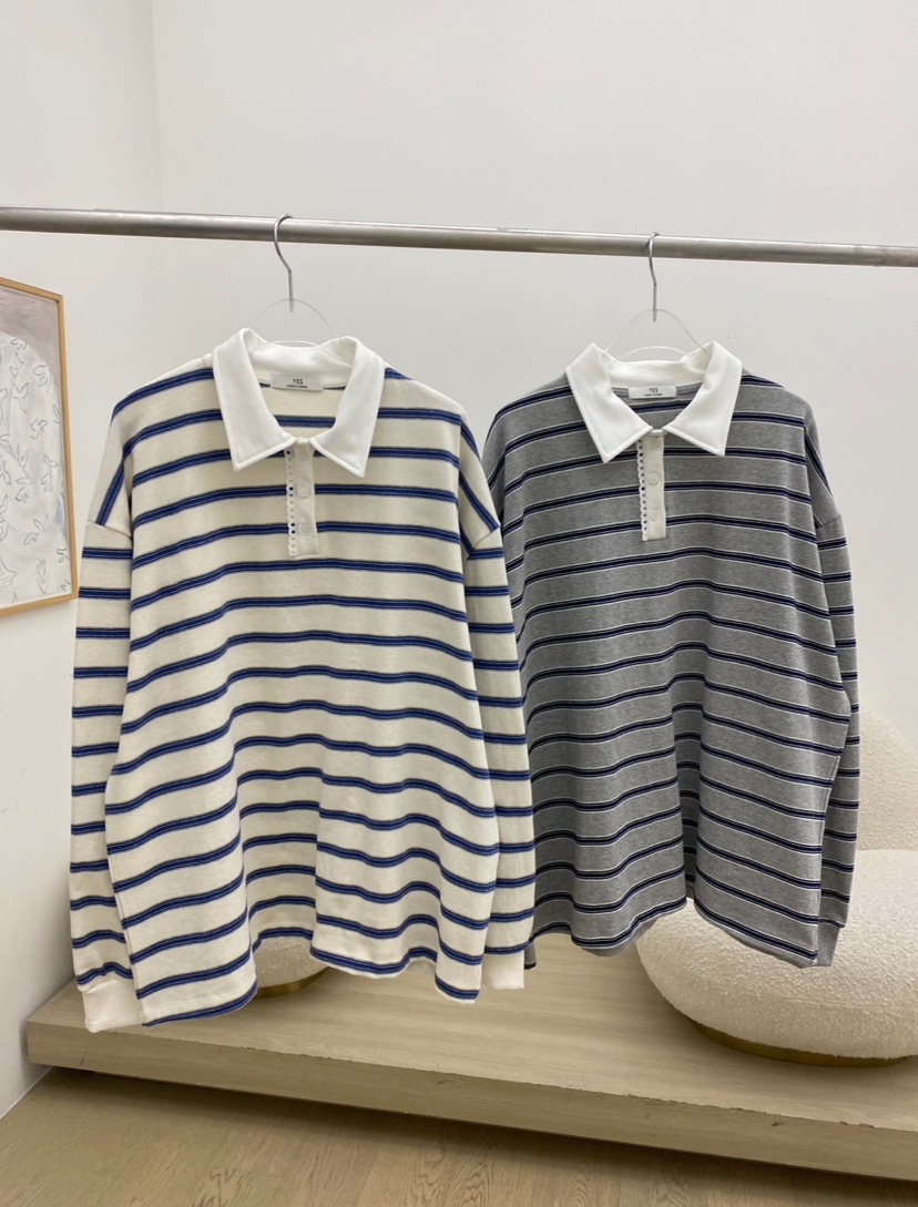 YES東大門直郵女士新款推薦26春夏時尚熱賣休閑真品長袖T恤YES長袖T恤