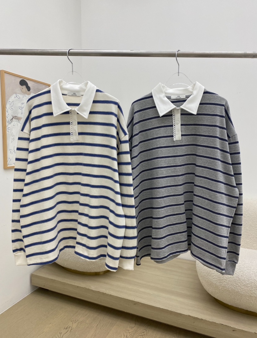 YES東大門直郵女士新款推薦26春夏時尚熱賣休閑真品長袖T恤YES長袖T恤