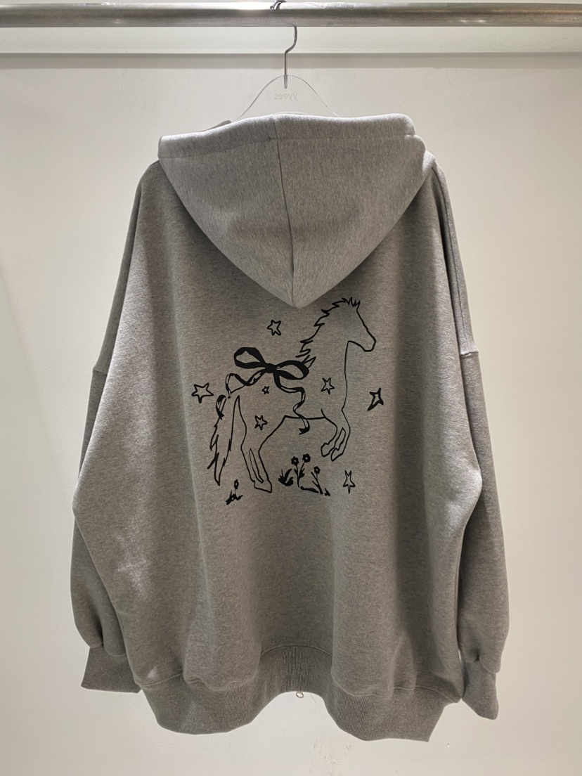 YES東大門代購女士新品26春夏休閑時尚職業真品衛衣拉鏈連帽YES衛衣