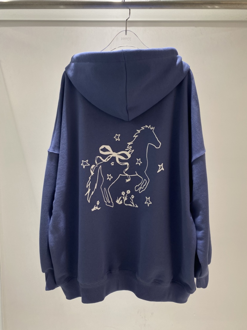 YES東大門代購女士新品26春夏休閑時尚職業真品衛衣拉鏈連帽YES衛衣