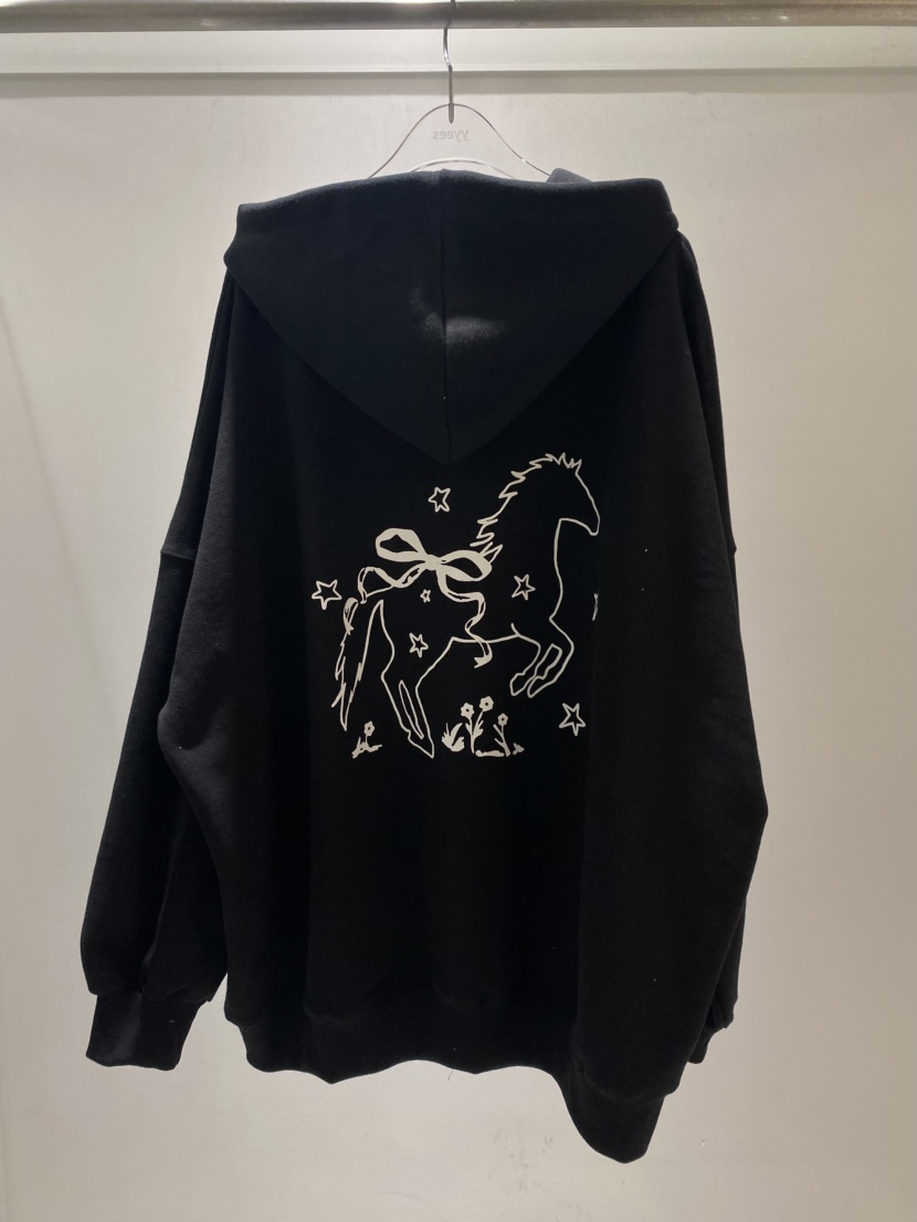 YES東大門代購女士新品26春夏休閑時尚職業真品衛衣拉鏈連帽YES衛衣