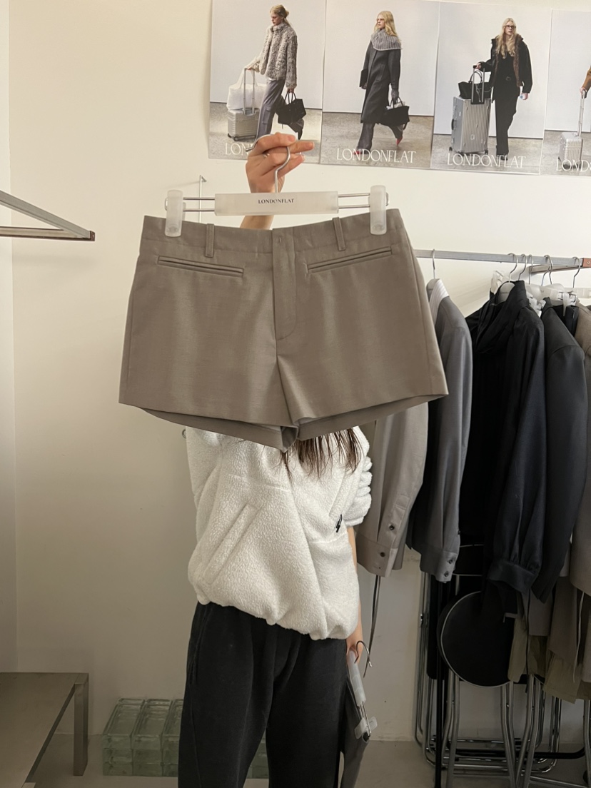 LONDON FLAT東大門實拍女裝新品人氣時尚26春夏真品短褲LONDON FLAT短褲圖色1