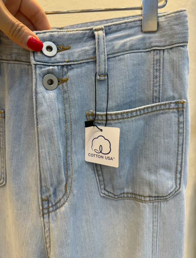 RIAH韓國直郵女士新品時尚休閑26春夏熱賣推薦職業牛仔褲RIAH牛仔褲