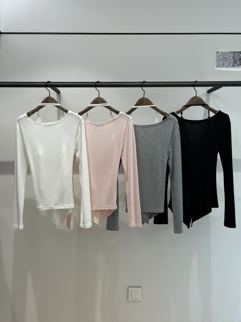 LOVE PULL東大門實拍女士新款推薦職業26春夏真品長袖T恤LOVE PULL長袖T恤