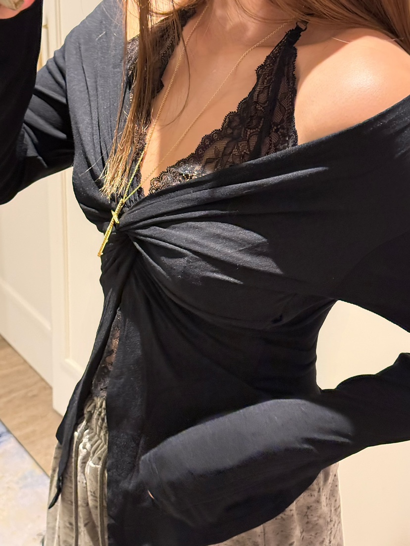 LOVE PULL東大門實拍女士新款推薦職業26春夏真品長袖T恤LOVE PULL長袖T恤