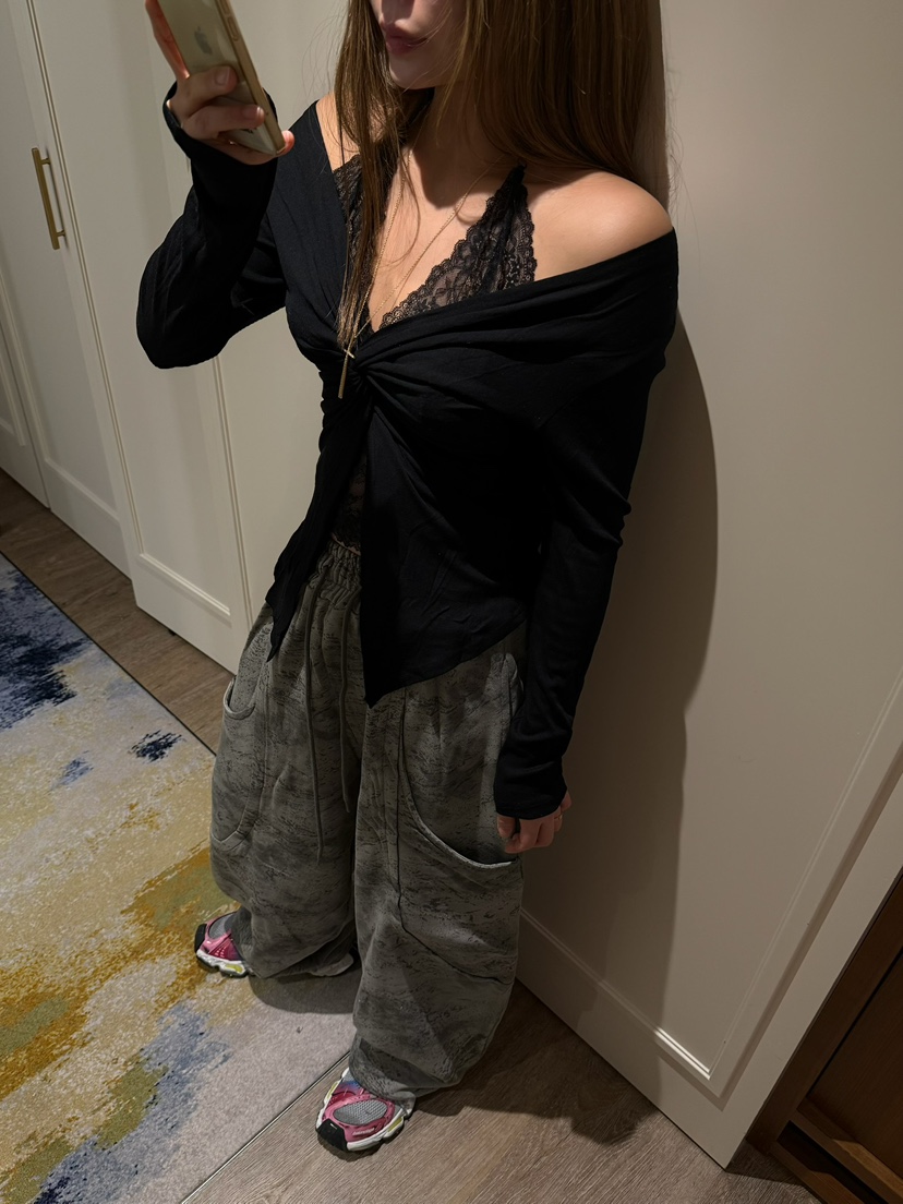 LOVE PULL東大門實拍女士新款推薦職業26春夏真品長袖T恤LOVE PULL長袖T恤