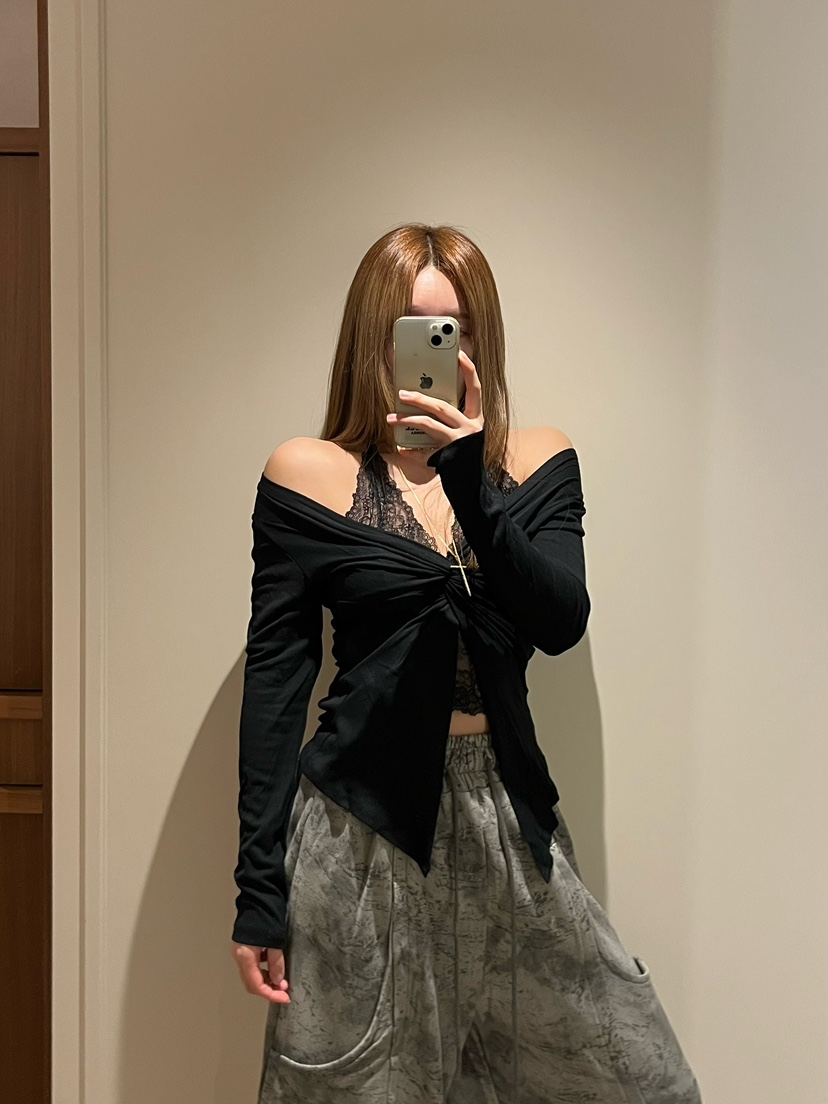 LOVE PULL東大門實拍女士新款推薦職業26春夏真品長袖T恤LOVE PULL長袖T恤