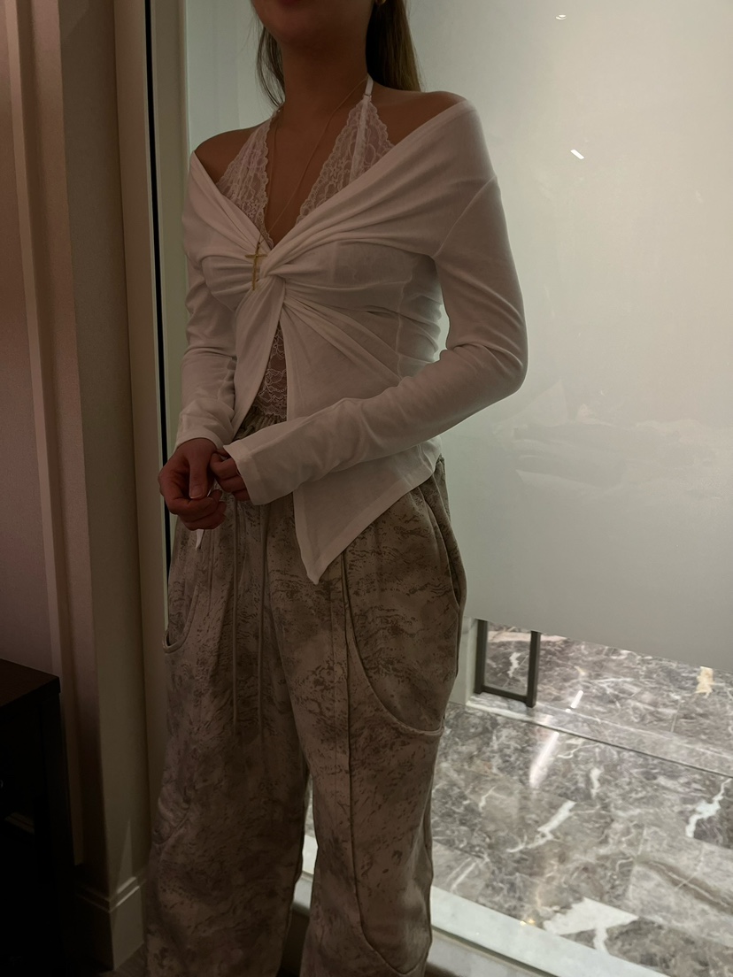 LOVE PULL東大門實拍女士新款推薦職業26春夏真品長袖T恤LOVE PULL長袖T恤