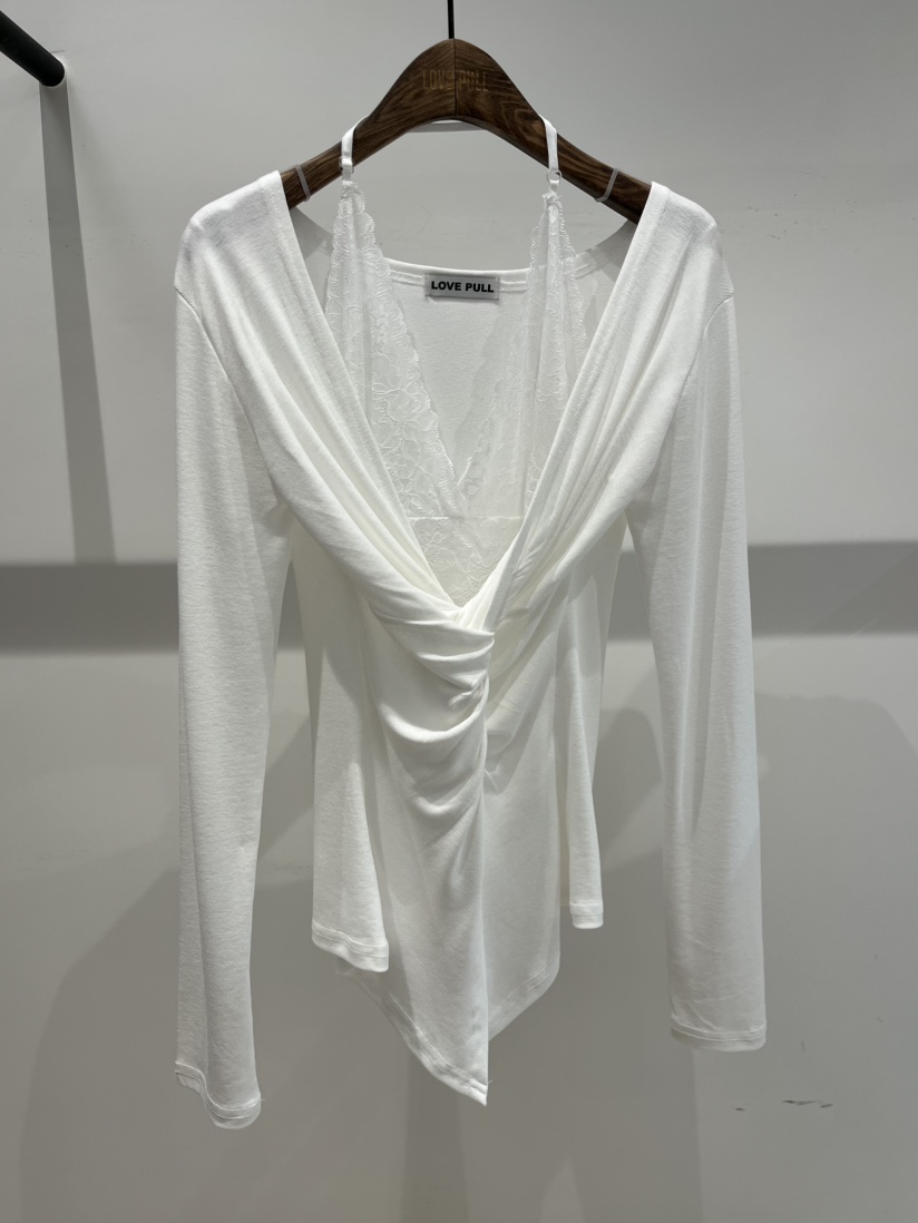 LOVE PULL東大門實拍女士新款推薦職業26春夏真品長袖T恤LOVE PULL長袖T恤圖色1