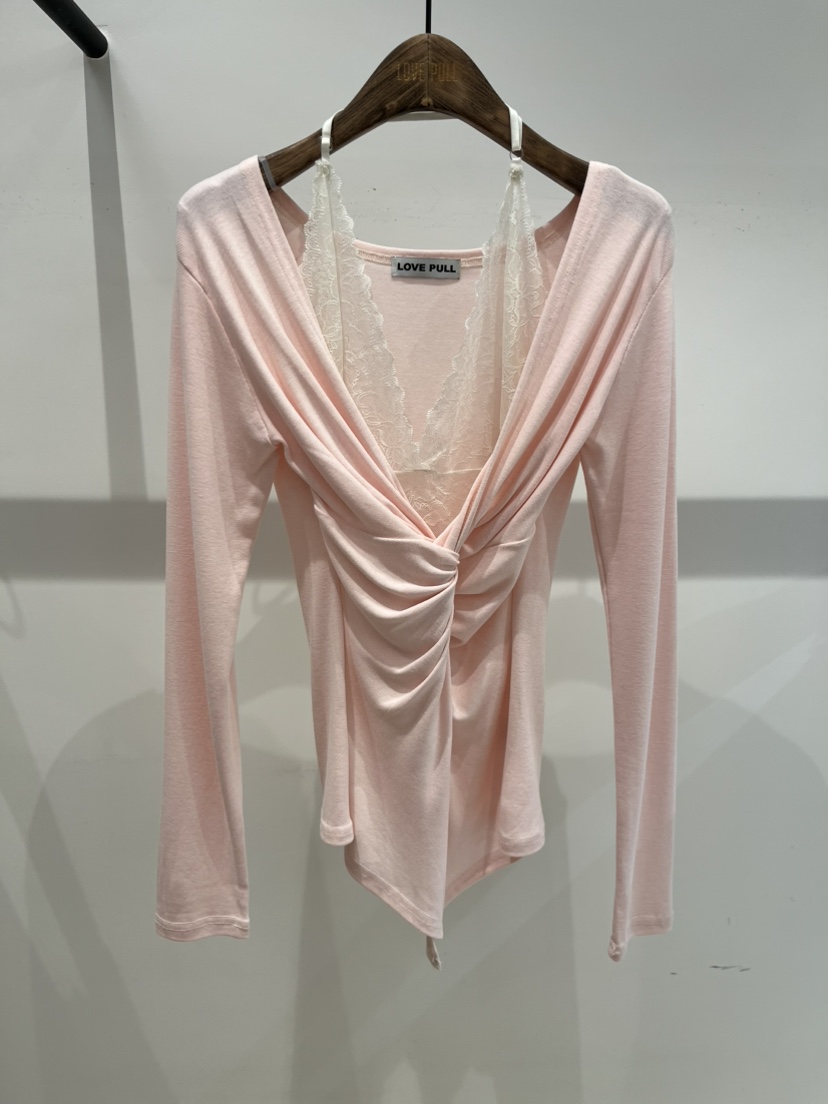 LOVE PULL東大門實拍女士新款推薦職業26春夏真品長袖T恤LOVE PULL長袖T恤圖色3