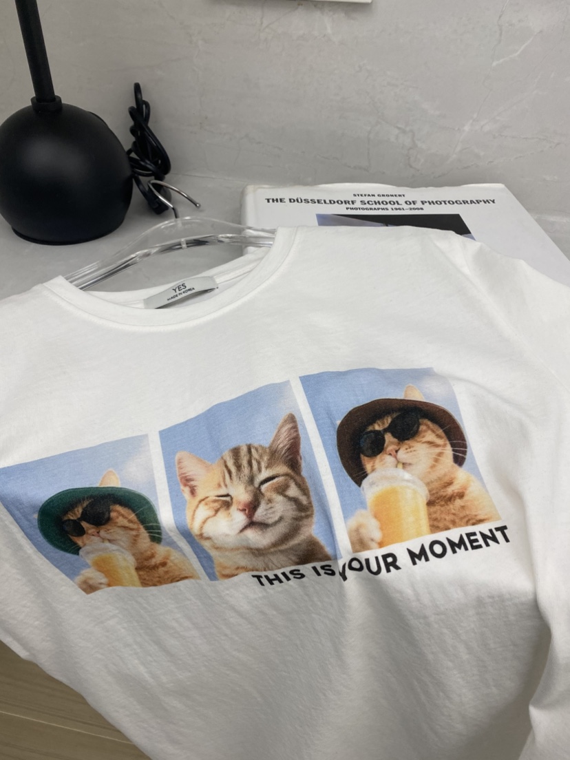 YES韓國直郵女士新品職業時尚真品26春夏人氣熱賣休閑T恤YEST恤