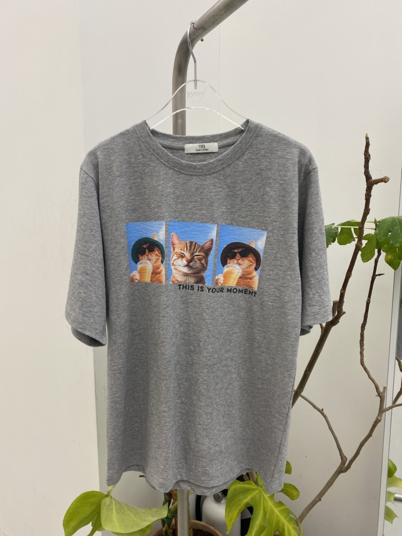 YES韓國直郵女士新品職業時尚真品26春夏人氣熱賣休閑T恤YEST恤圖色1