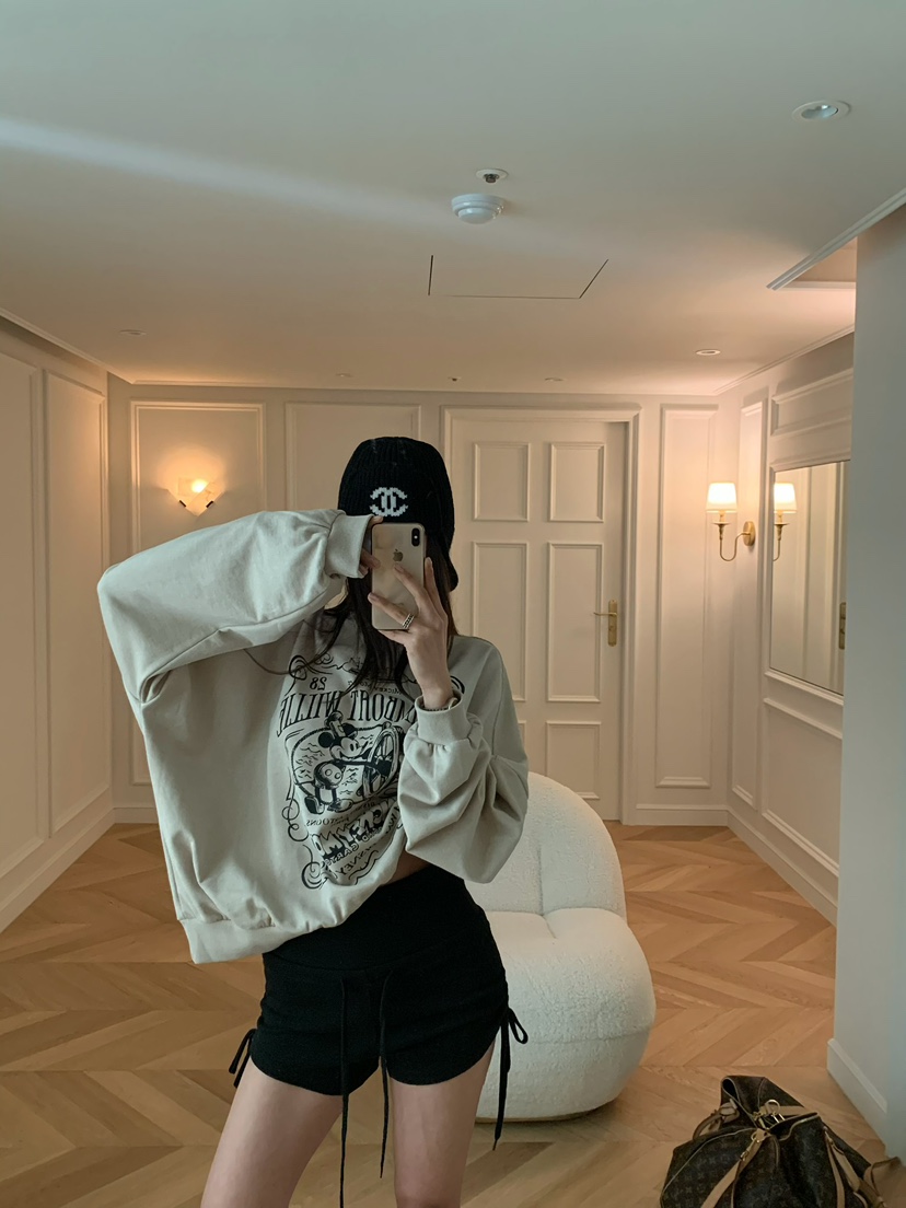 VIRKIN東大門代購女士新款人氣真品休閑熱賣推薦衛衣復古VIRKIN衛衣