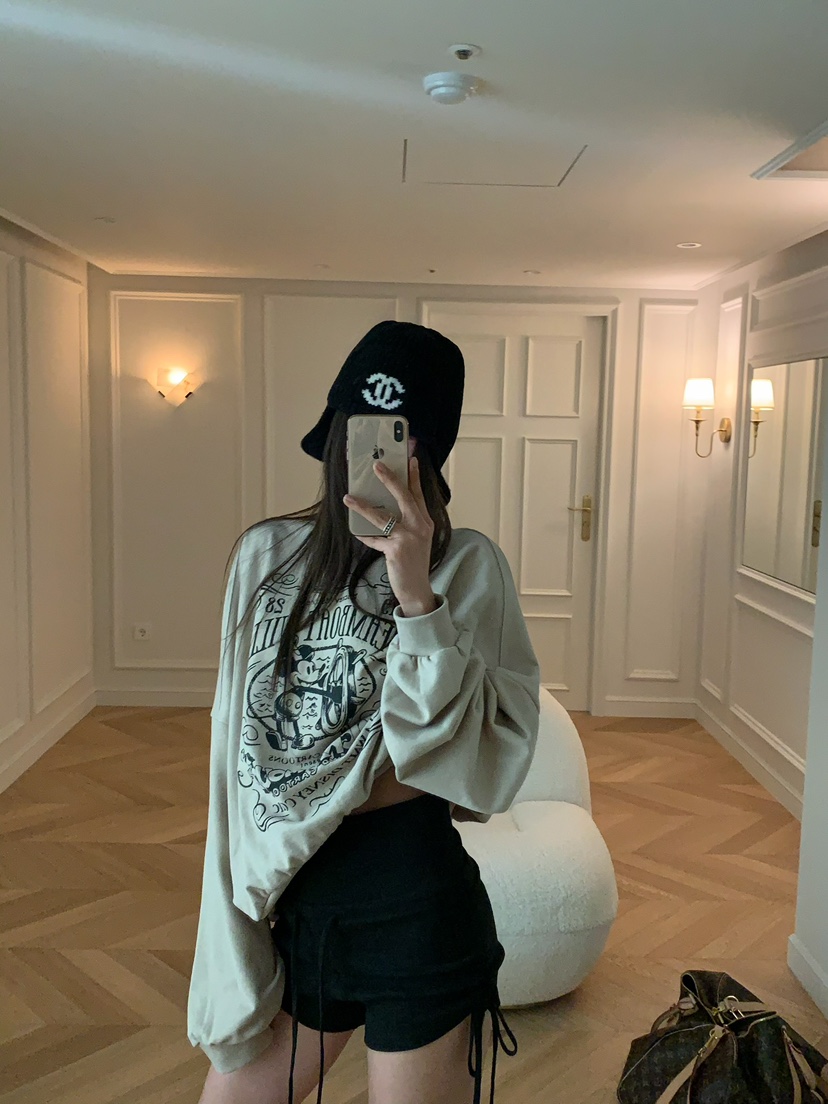 VIRKIN東大門代購女士新款人氣真品休閑熱賣推薦衛衣復古VIRKIN衛衣