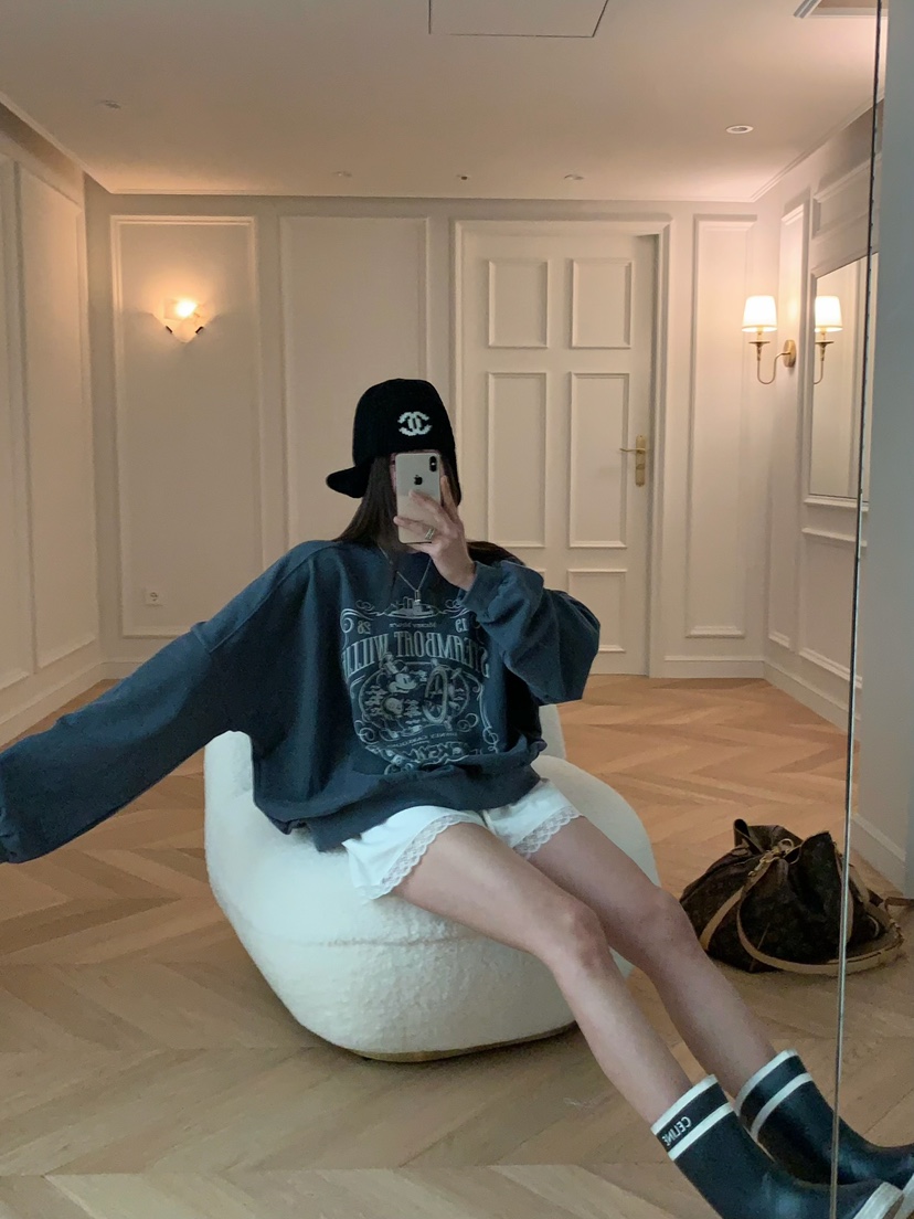 VIRKIN東大門代購女士新款人氣真品休閑熱賣推薦衛衣復古VIRKIN衛衣