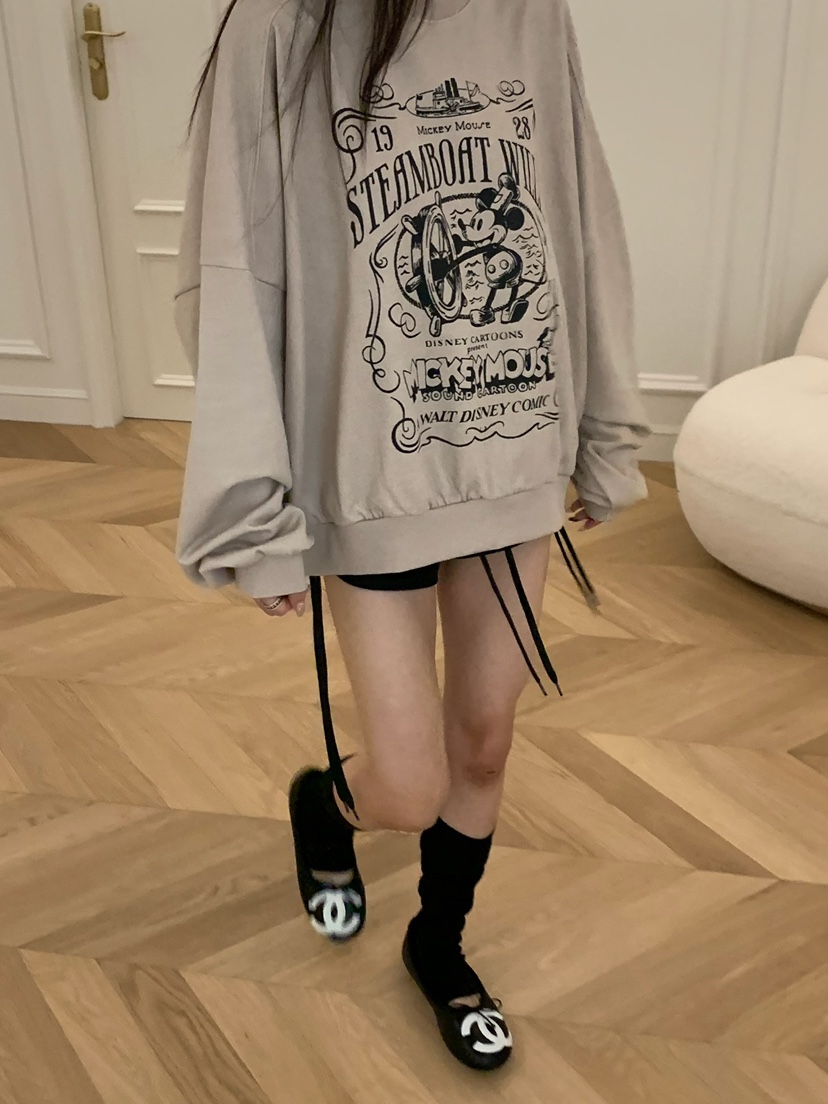 VIRKIN東大門代購女士新款人氣真品休閑熱賣推薦衛衣復古VIRKIN衛衣