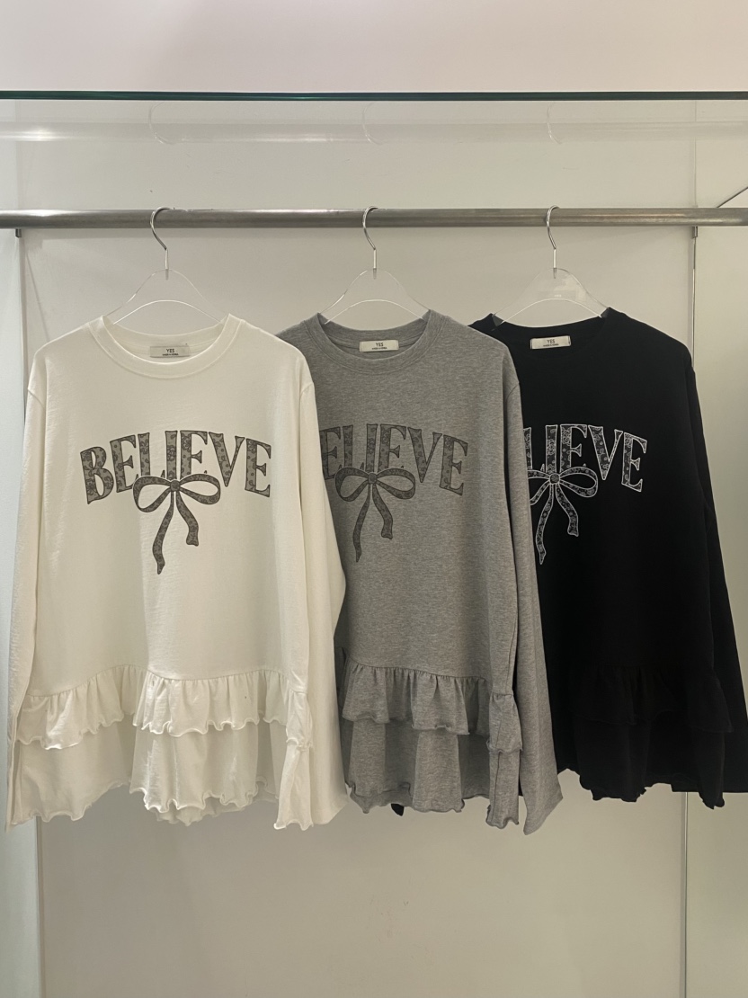 YES東大門直郵女裝新品人氣休閑真品推薦職業時尚長袖T恤YES長袖T恤