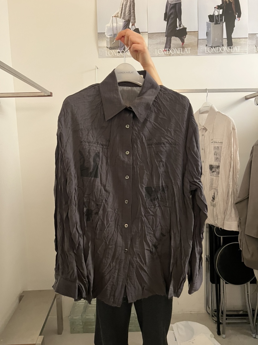 LONDON FLAT韓國代購女裝新品休閑26春夏職業襯衫蕾絲衫LONDON FLAT襯衫/蕾絲衫圖色3