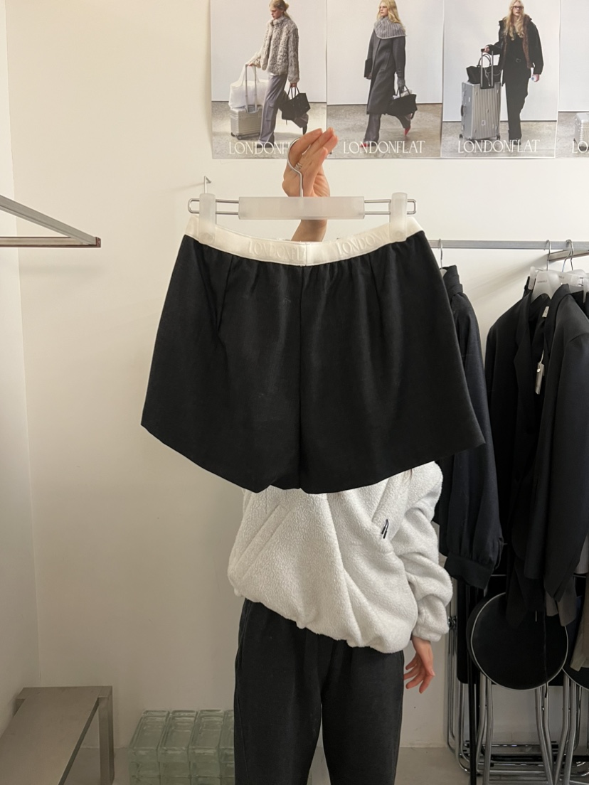 LONDON FLAT東大門實拍女士新品人氣職業休閑真品熱賣短褲LONDON FLAT短褲
