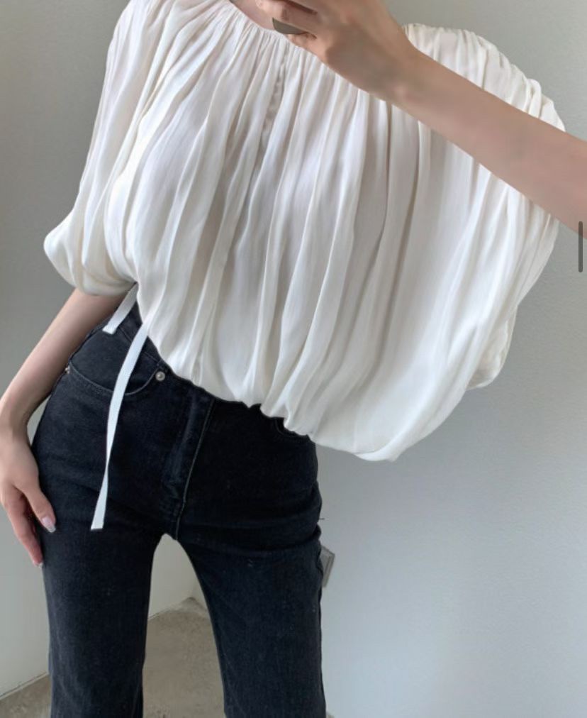 RIAH東大門直郵女裝新款休閑真品26春夏人氣時尚襯衫蕾絲衫RIAH襯衫/蕾絲衫