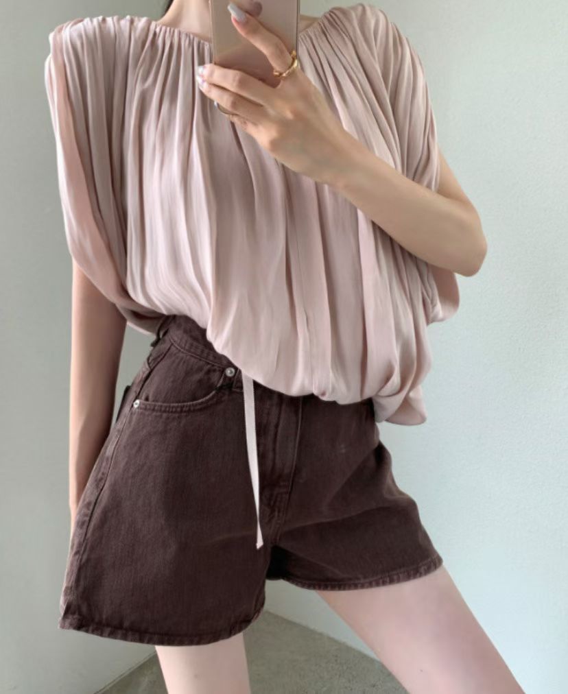 RIAH東大門直郵女裝新款休閑真品26春夏人氣時尚襯衫蕾絲衫RIAH襯衫/蕾絲衫圖色2