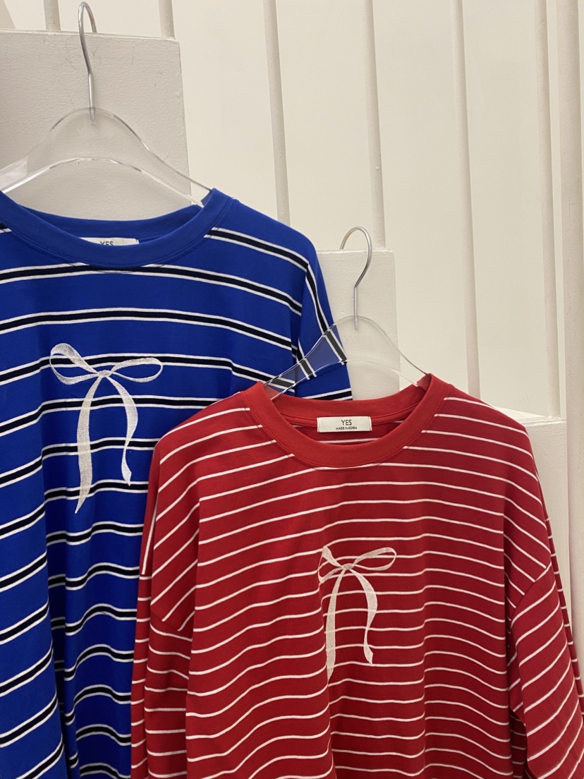 YES東大門實拍女裝新款時尚推薦職業熱賣真品26春夏長袖T恤YES長袖T恤