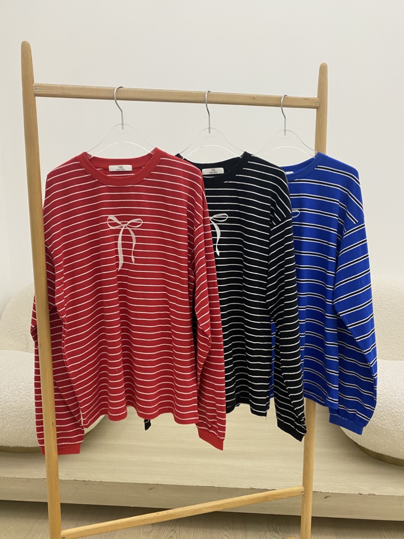 YES東大門實拍女裝新款時尚推薦職業熱賣真品26春夏長袖T恤YES長袖T恤