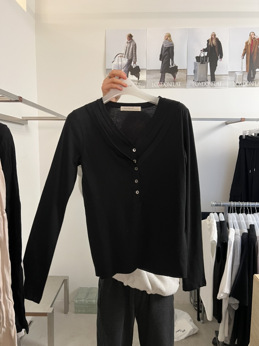 LONDON FLAT東大門實拍女裝新款推薦熱賣26春夏休閑長袖T恤LONDON FLAT長袖T恤圖色4