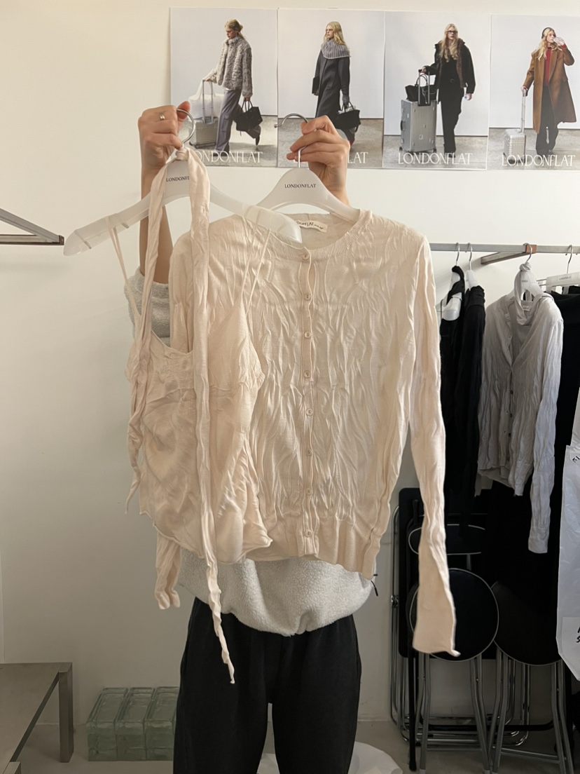 LONDON FLAT韓國代購女裝新款職業時尚人氣推薦針織衫開衫LONDON FLAT針織衫