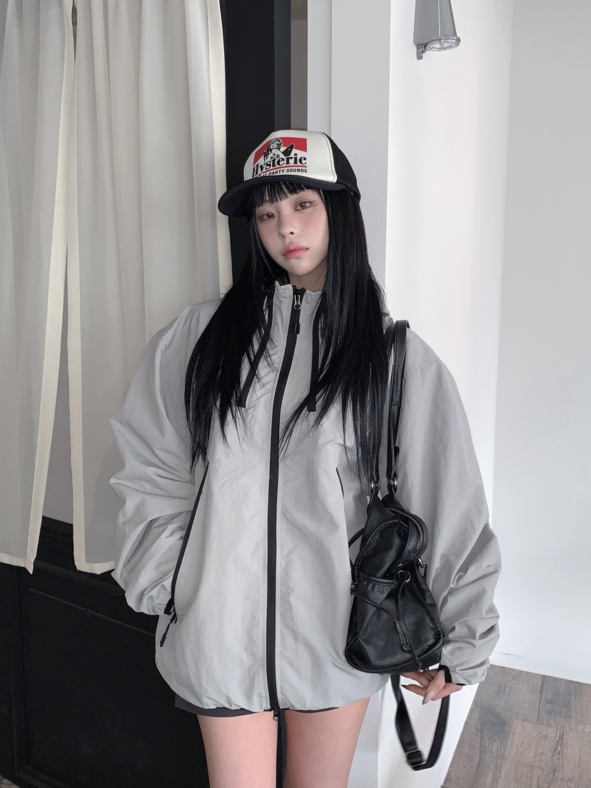 OURWAVE/OUR ROOM韓國直郵女裝新款人氣真品時尚夾克拉鏈Our Wave/Our Room夾克