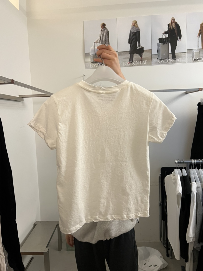LONDON FLAT韓國代購女士新品人氣時尚職業休閑真品T恤復古LONDON FLATT恤