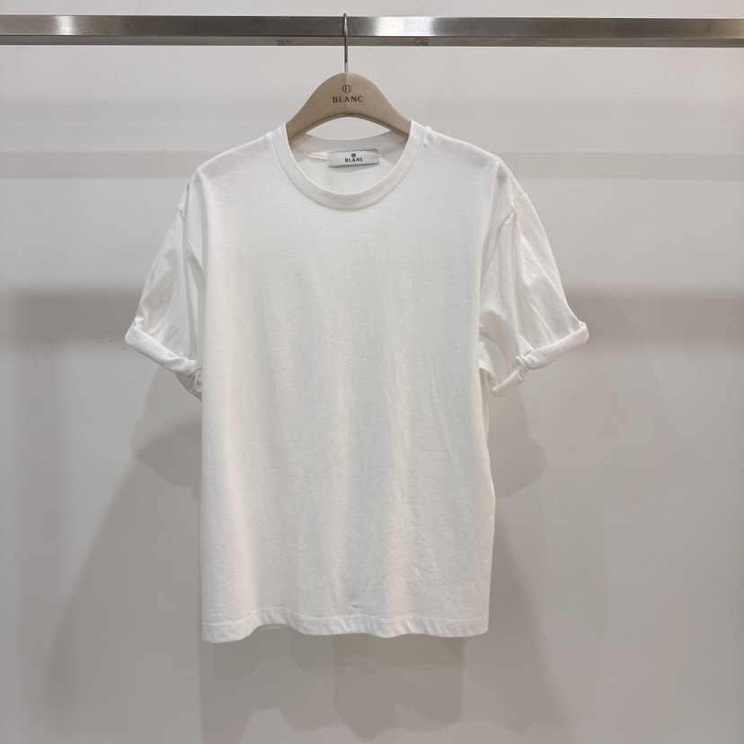 BLANC-A韓國代購女裝新款休閑熱賣人氣26春夏職業真品T恤BLANC-AT恤圖色1