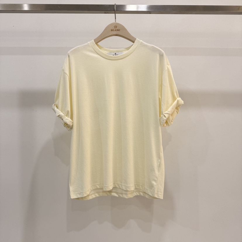 BLANC-A韓國代購女裝新款休閑熱賣人氣26春夏職業真品T恤BLANC-AT恤圖色2