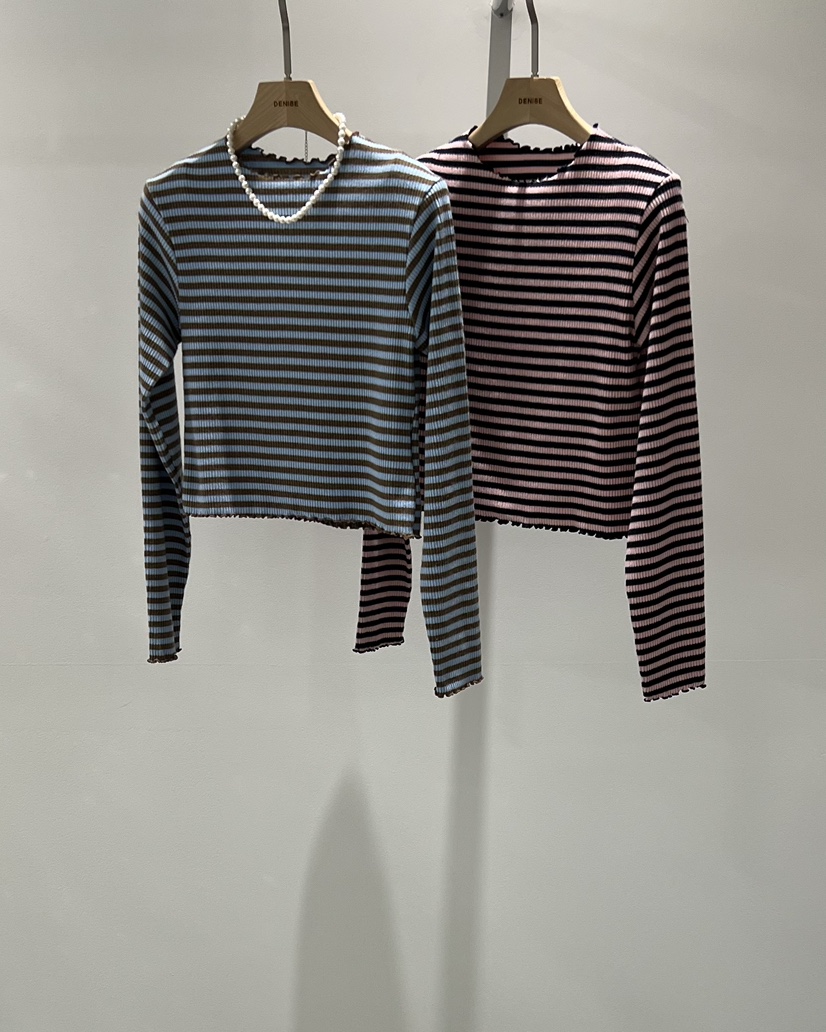 DENISE東大門實拍女裝新品推薦人氣26春夏熱賣休閑長袖T恤DENISE長袖T恤