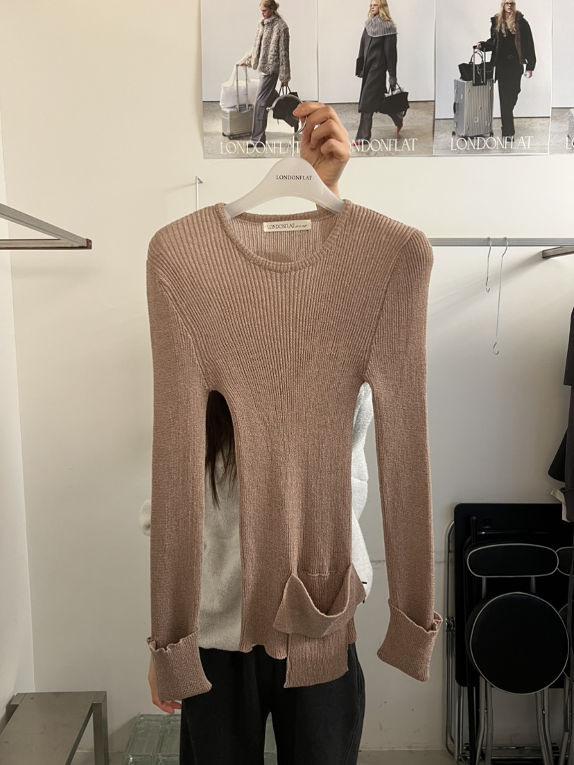 LONDON FLAT東大門直郵女士新品26春夏時尚真品推薦針織衫LONDON FLAT針織衫圖色1