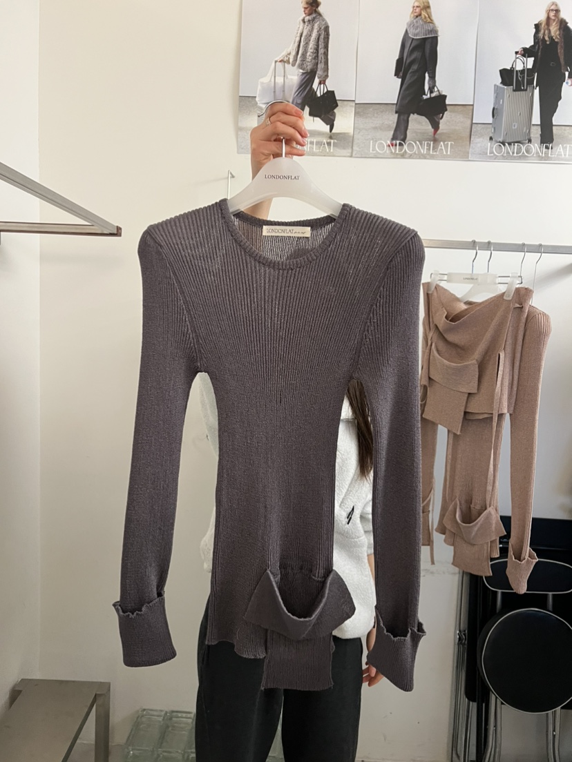 LONDON FLAT東大門直郵女士新品26春夏時尚真品推薦針織衫LONDON FLAT針織衫圖色2