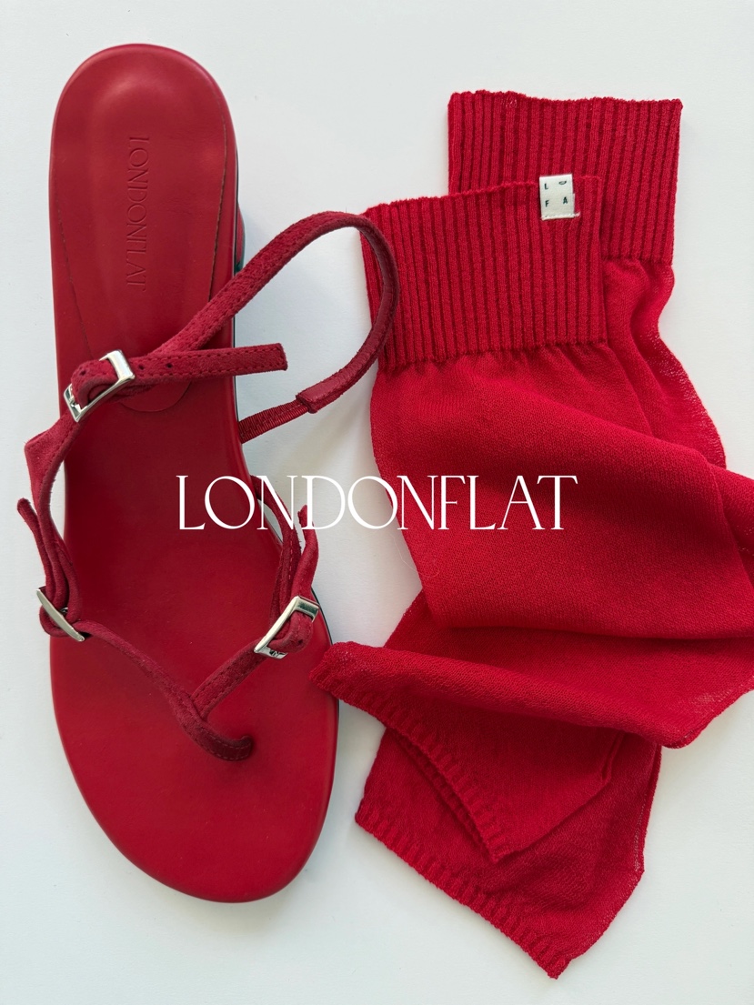 LONDON FLAT韓國直郵女裝新品熱賣人氣時尚職業涼鞋拖鞋LONDON FLAT涼鞋/拖鞋圖色1