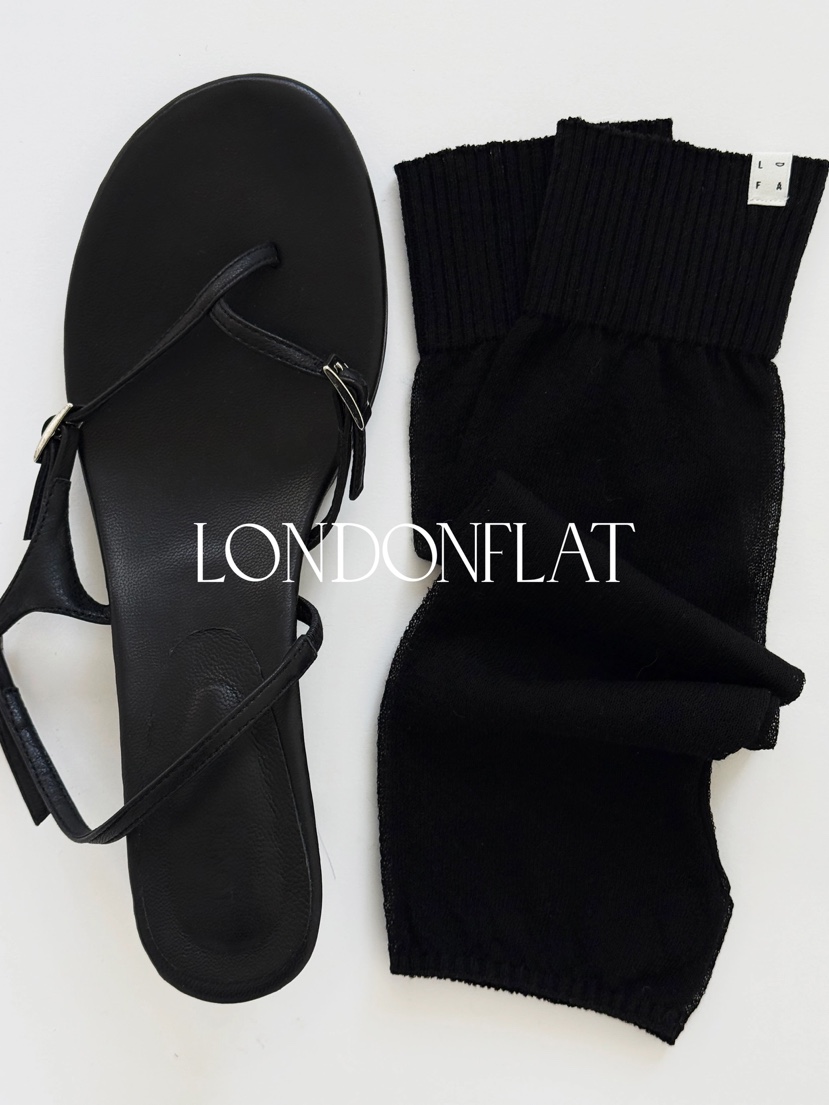 LONDON FLAT韓國直郵女裝新品熱賣人氣時尚職業涼鞋拖鞋LONDON FLAT涼鞋/拖鞋圖色3