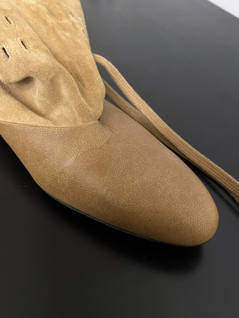 LONDON FLAT韓國代購女裝新款休閑26春夏靴子絨面革中筒LONDON FLAT靴子