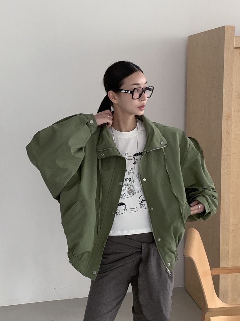 OURWAVE/OUR ROOM東大門直郵女裝新款休閑時尚夾克尼龍Our Wave/Our Room夾克