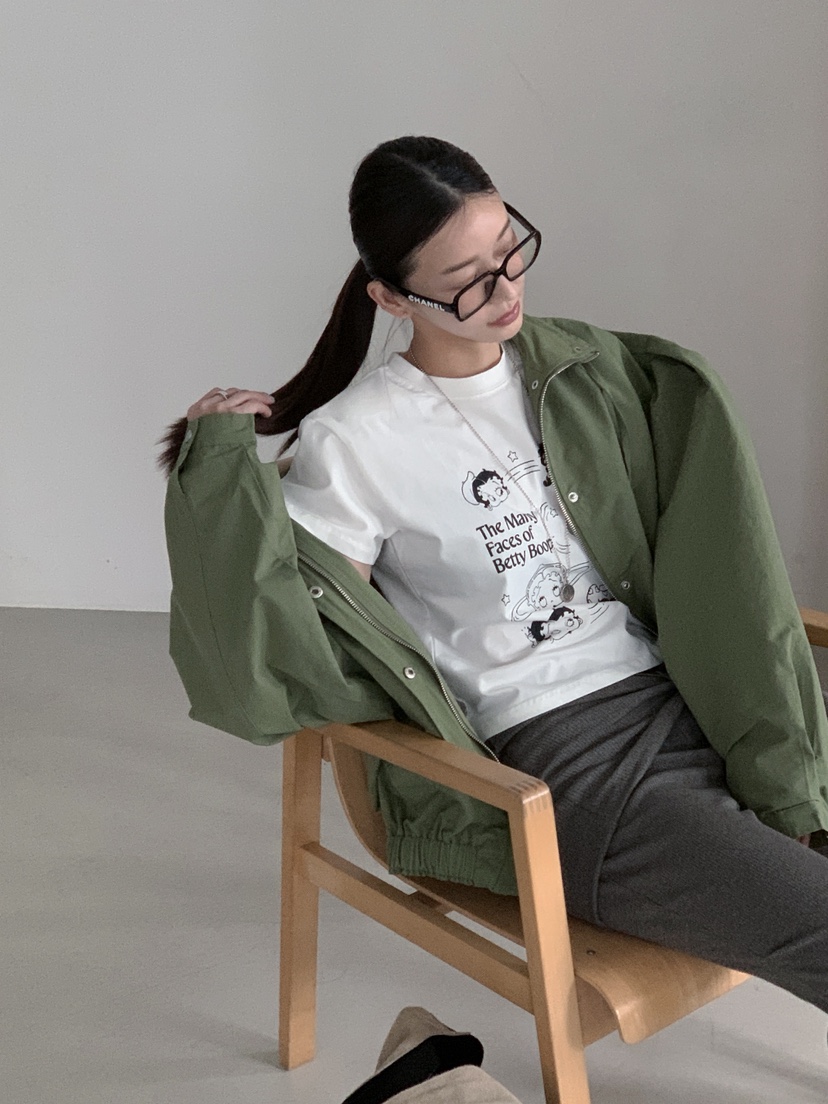 OURWAVE/OUR ROOM東大門直郵女裝新款休閑時尚夾克尼龍Our Wave/Our Room夾克