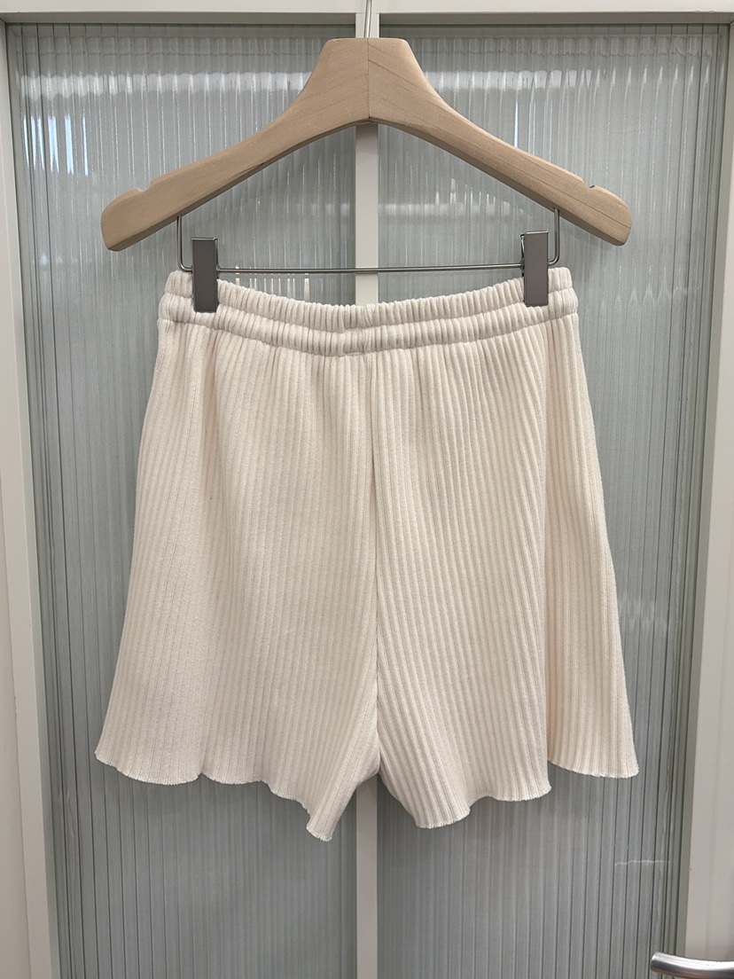 JADEMARKET東大門直郵女裝新款時尚推薦休閑真品短褲羅紋JADE MARKET短褲