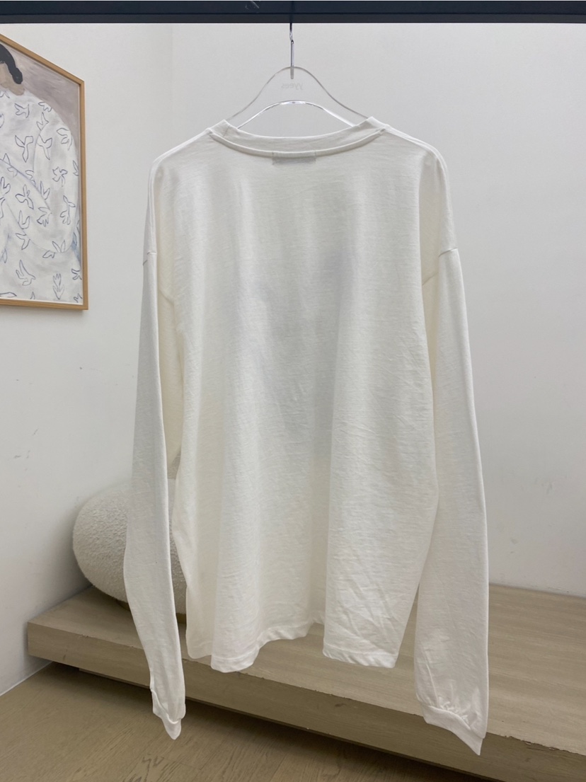 YES東大門直郵女裝新款時尚休閑推薦熱賣26春夏職業長袖T恤YES長袖T恤