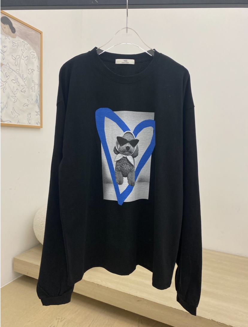 YES東大門直郵女裝新款時尚休閑推薦熱賣26春夏職業長袖T恤YES長袖T恤圖色2