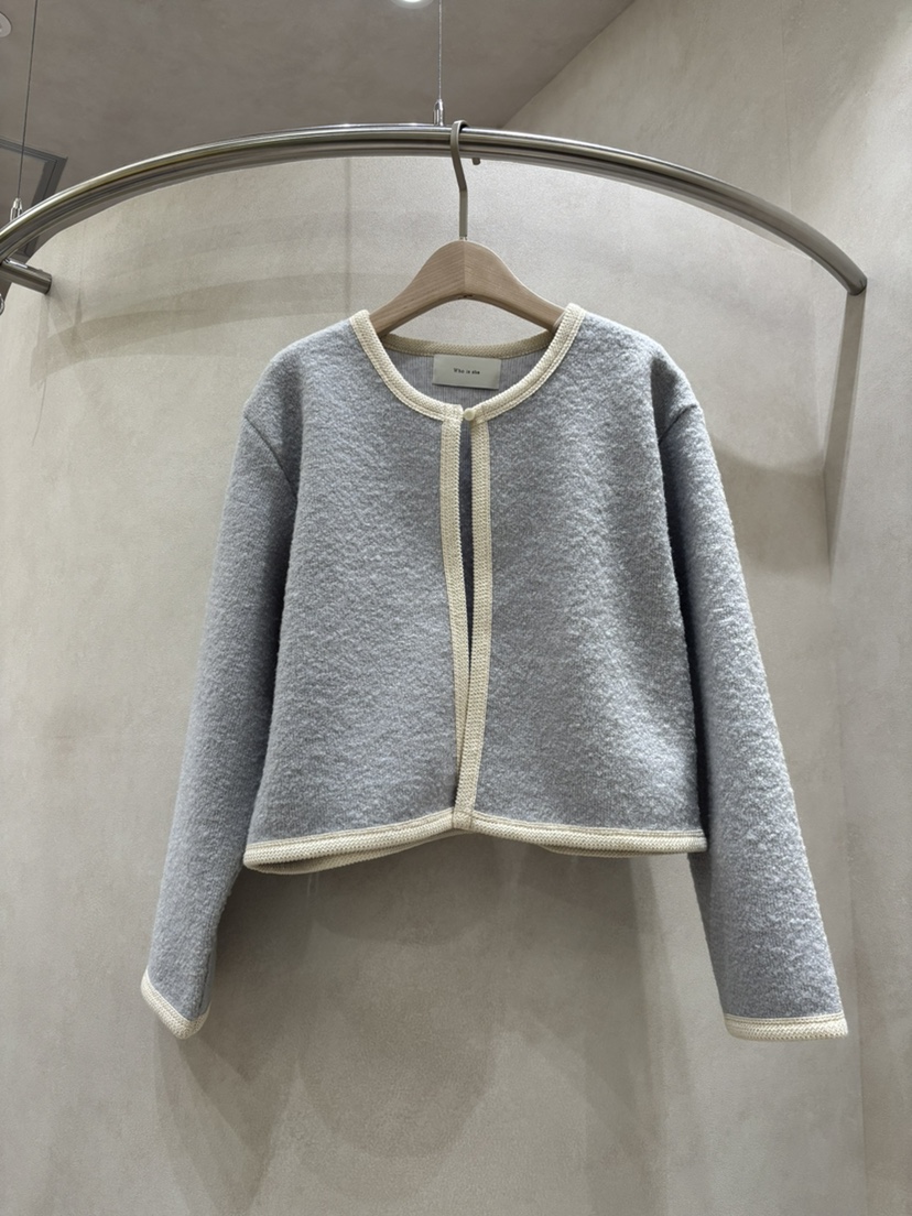 WHO IS SHE韓國直郵女裝新款熱賣26春夏職業人氣真品夾克WHO IS SHE夾克圖色1