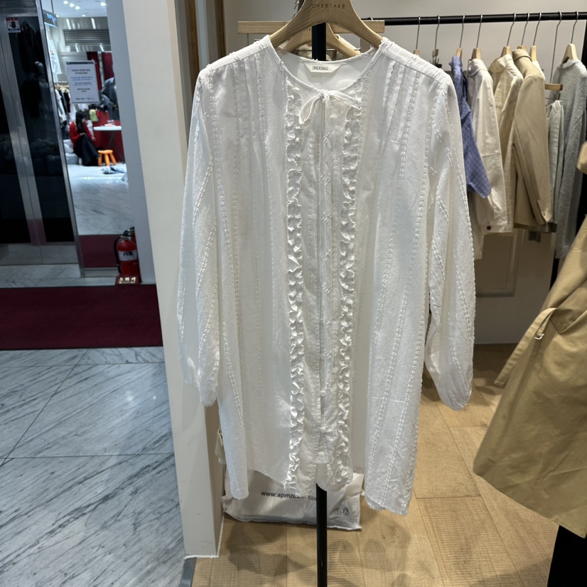 OVERTAKE東大門代購女士新款推薦26春夏休閑職業真品連衣裙OVERTAKE連衣裙圖色1