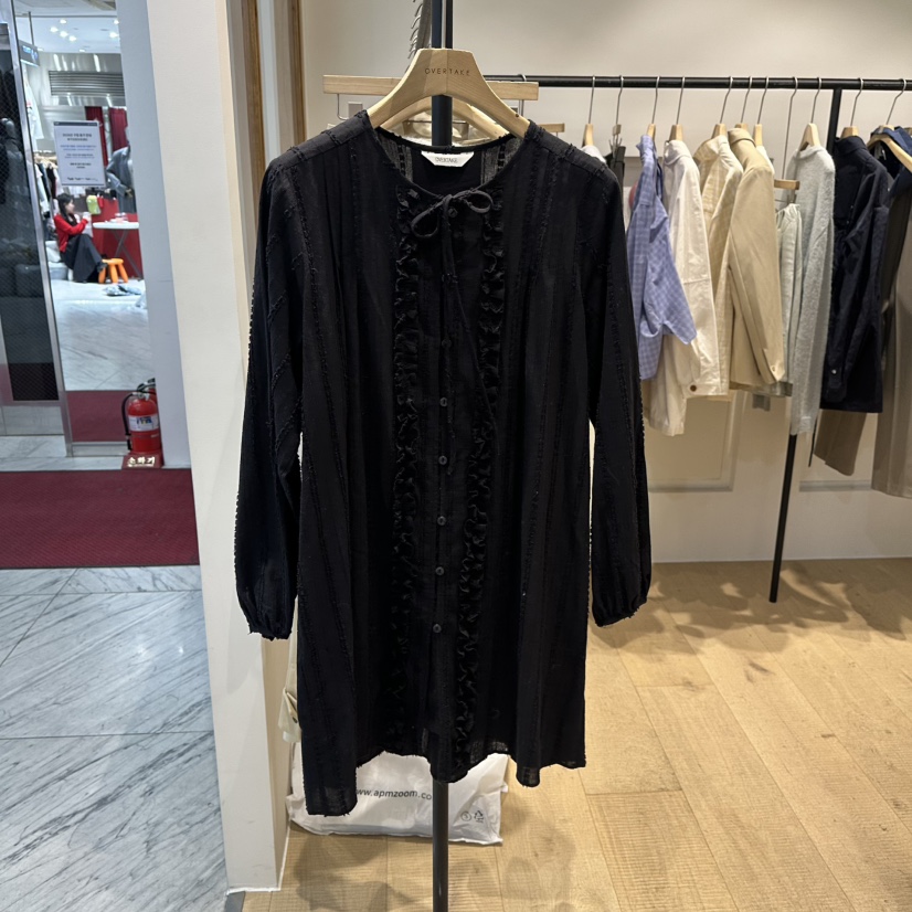 OVERTAKE東大門代購女士新款推薦26春夏休閑職業真品連衣裙OVERTAKE連衣裙圖色2