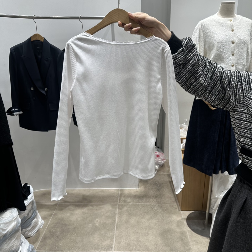 ENVY東大門實拍女裝新款26春夏時尚熱賣職業真品人氣長袖T恤ENVY長袖T恤