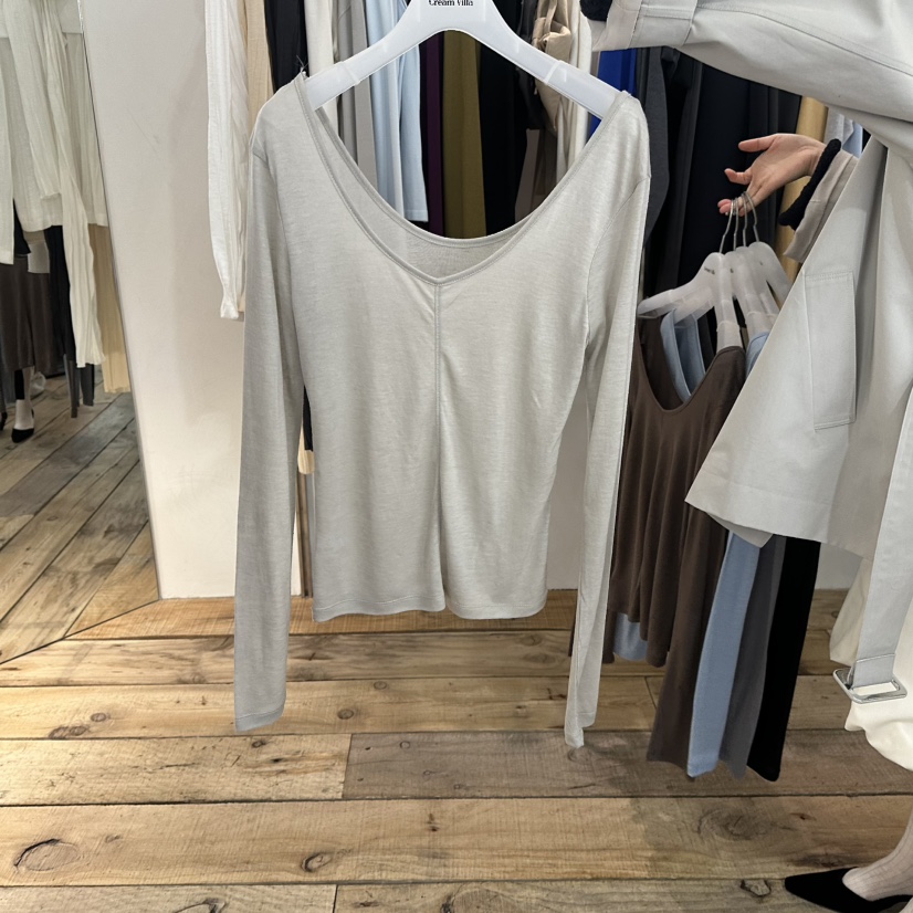 CREAM VILLA東大門代購女裝新款推薦長袖T恤CREAMVILLA長袖T恤圖色6